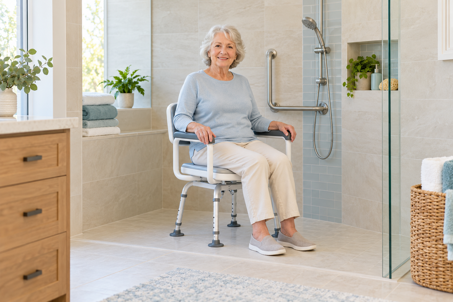 How to Choose the Best Shower Chair for Elderly Adults