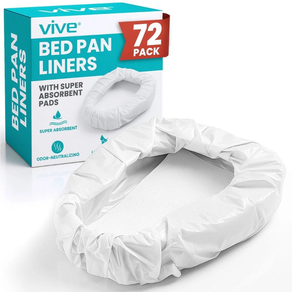 Vive Health Bedpan Liners