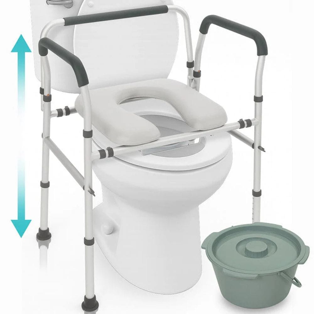 Vive Health Padded 3-in-1 Commode