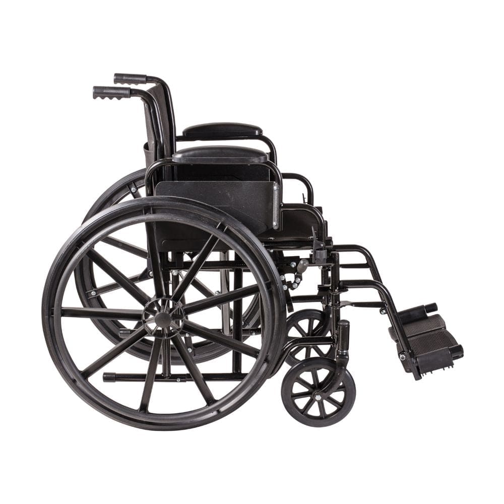 DMI Standard Wheelchair w/ Fixed Armrest