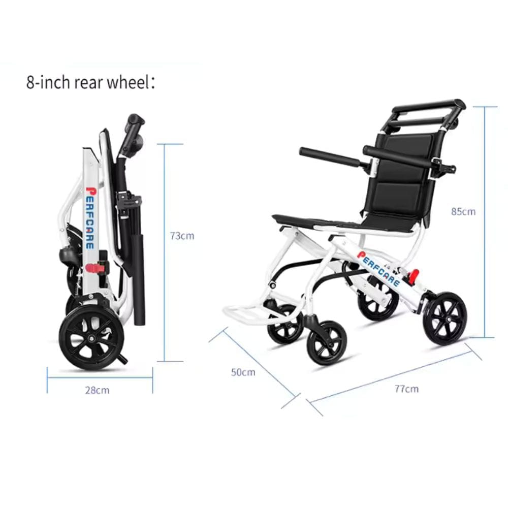 Elderly Portable Ultra Light Aluminum Sport Wheel Chair