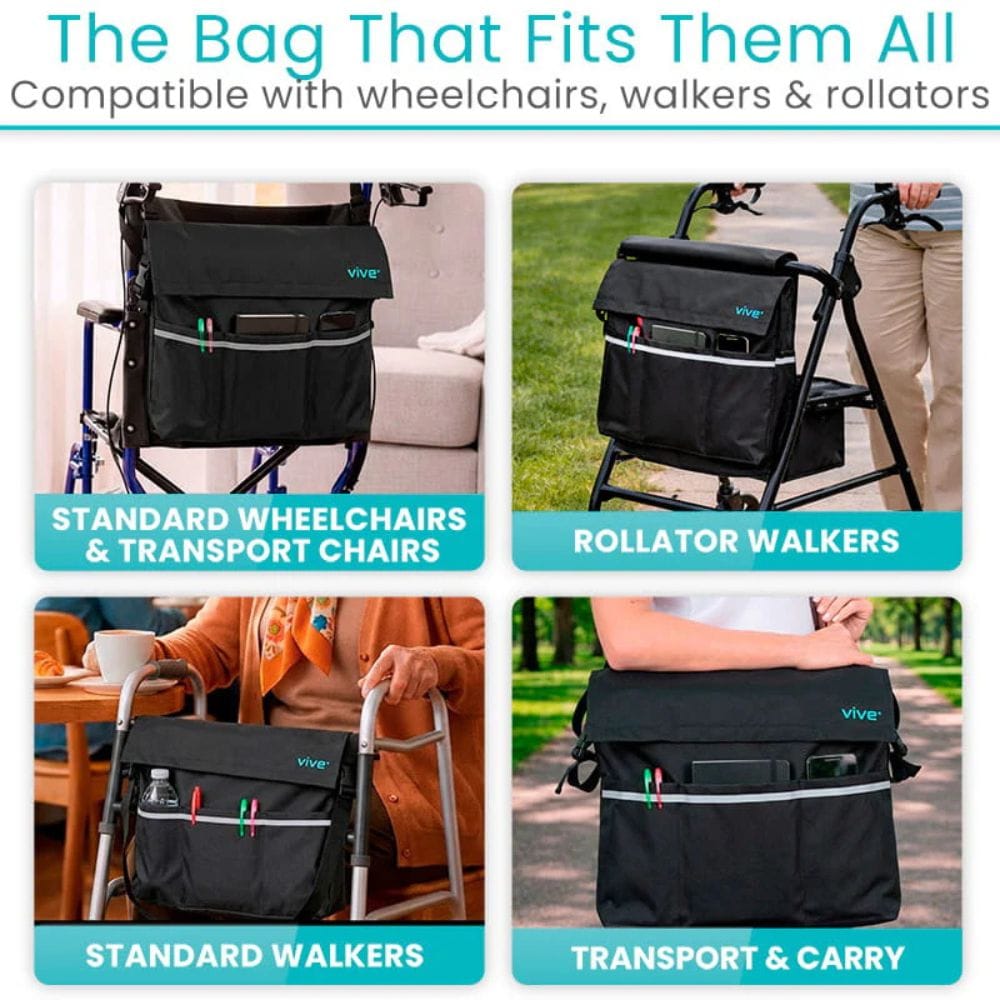 Vive Health Wheelchair Bag