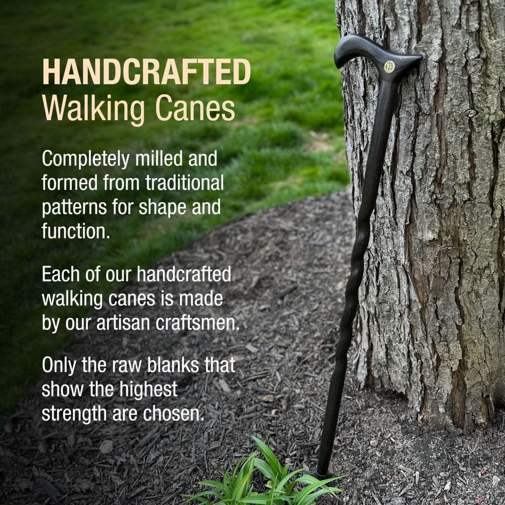 Brazos 37 Derby Handle Twisted Walking Cane