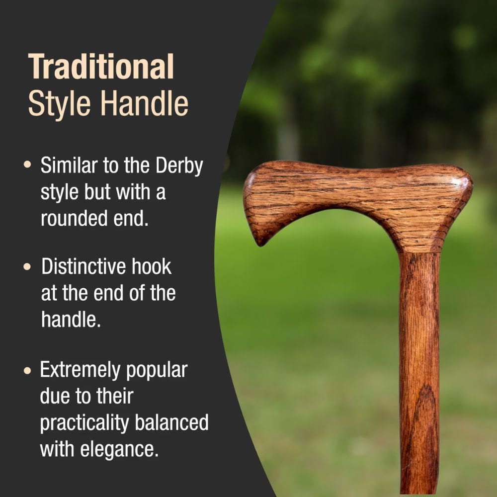 Brazos 37" Twisted Oak or Ash Walking Cane