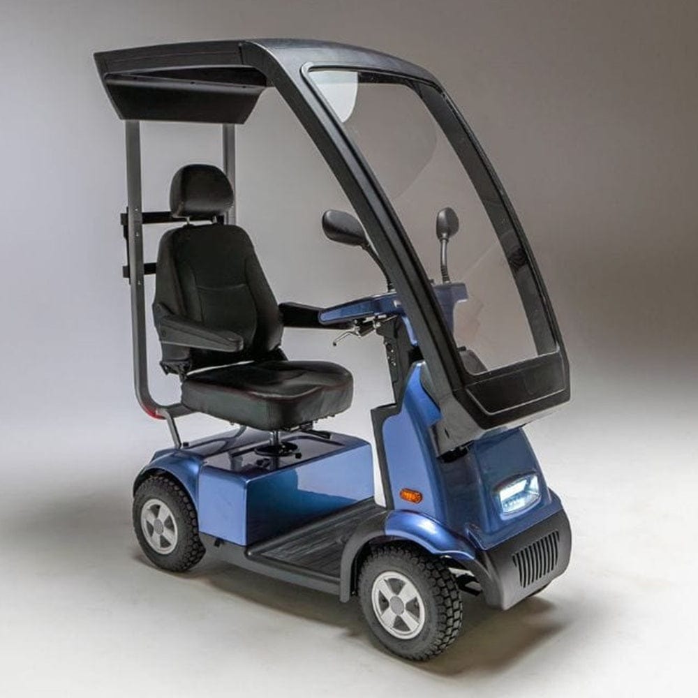 Afikim C4 Scooter  in Blue with Canopy