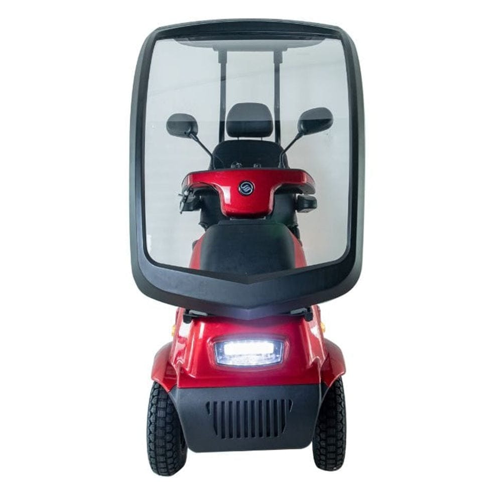 Afikim C4 Front View in Red with Canopy 