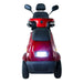 Afikim C4 Mobility Scooter Front View in Red