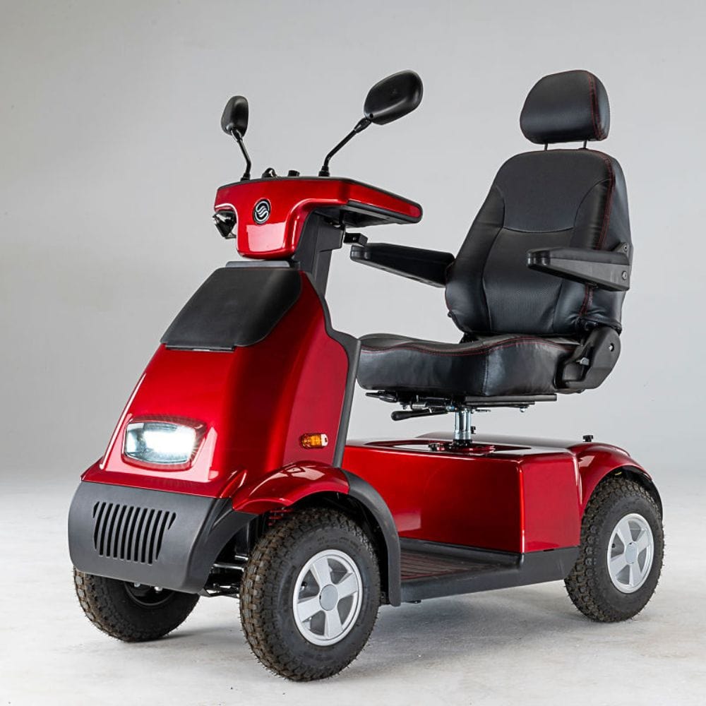 Afikim Afiscooter C4 4-Wheel Scooter Red