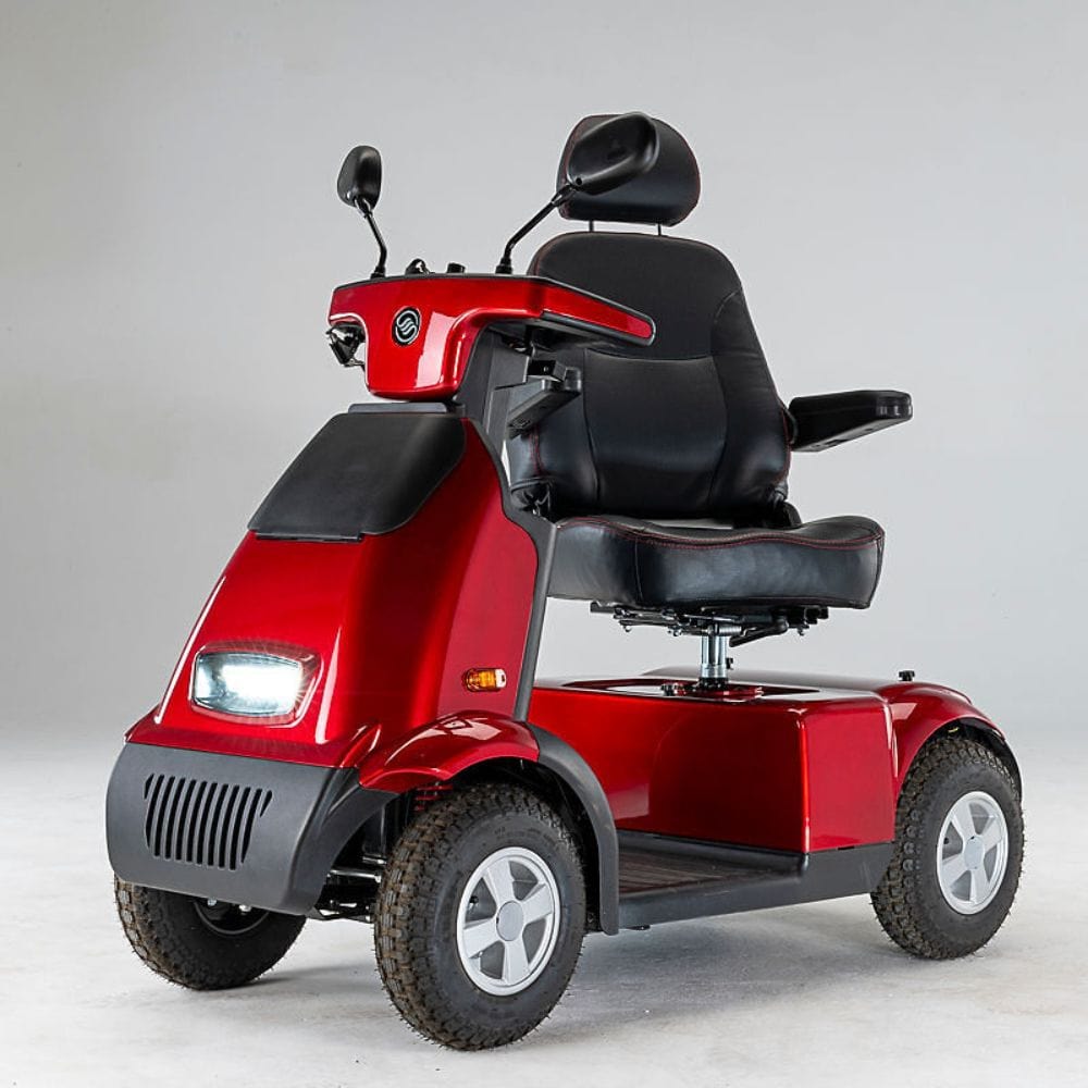 Afikim Afiscooter C4 4-Wheel Scooter Red