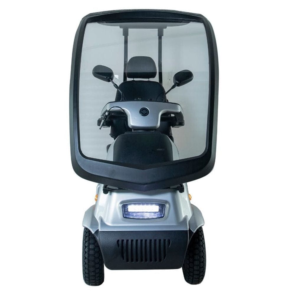 Afikim C4 Silver with Canopy Front View