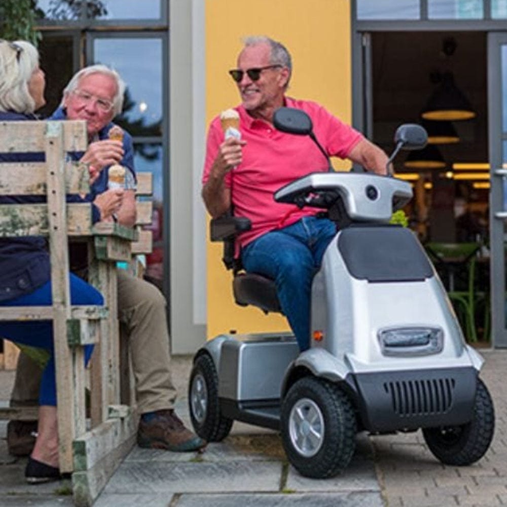 Afikim C4 4-Wheel Extended Range Scooter Lifestyle