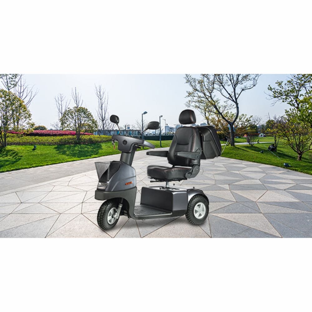 Afikim C3 Standard Scooter Grey Lifestyle