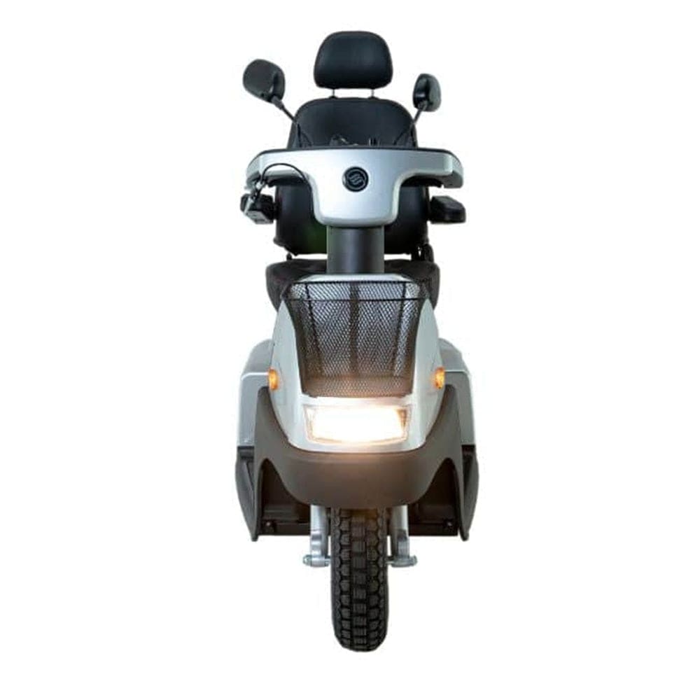 Afikim C3 Standard Scooter Silver Front View