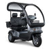 Afikim S3 Touring AT Duo 3-Wheel All-Terrain 2-Seat Mobility Scooter with Canopy in Grey
