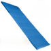 A blue textured foam strip with a uniform pyramid pattern, shown diagonally on a plain white background.