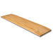 Wooden board on a white background