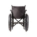Black manual wheelchair on a white background