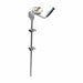 Fishing rod holder with light on a white background