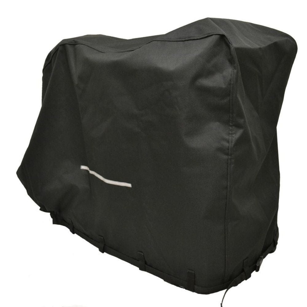 Black protective cover on a white background