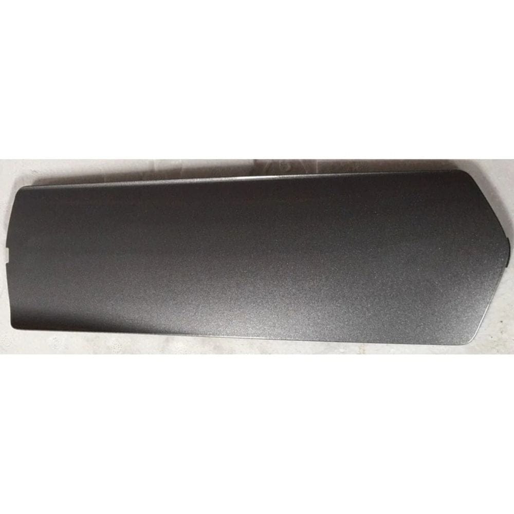 Black rectangular object on a white background