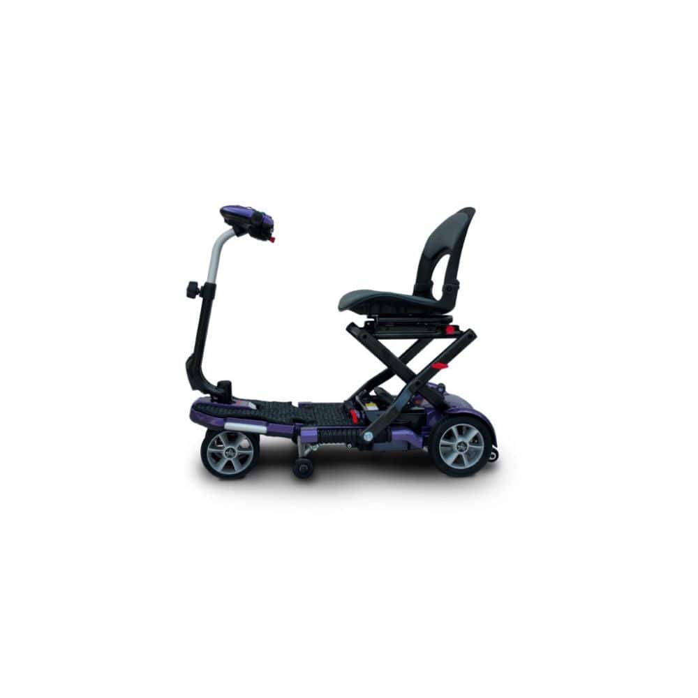 Child's scooter with seat on a white background