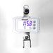 Digital weight indicator with a white background