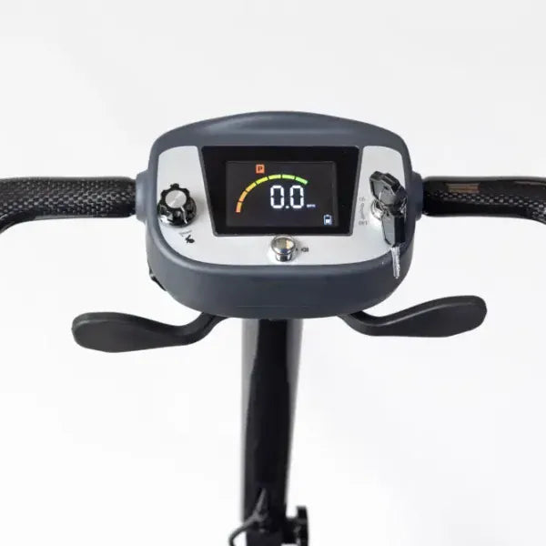 Genie Ultralight mobility scooter tiller with digital display and easy-to-use controls