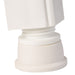 White decorative column on a white background