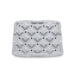 Gray pet mat with diamond pattern on a white background