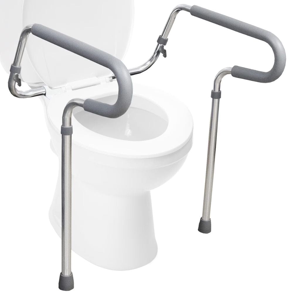 Missing Hand Rails Image HealthSmart Toilet Safety Rails (300lbs wt cap) — At Home Care Supplies