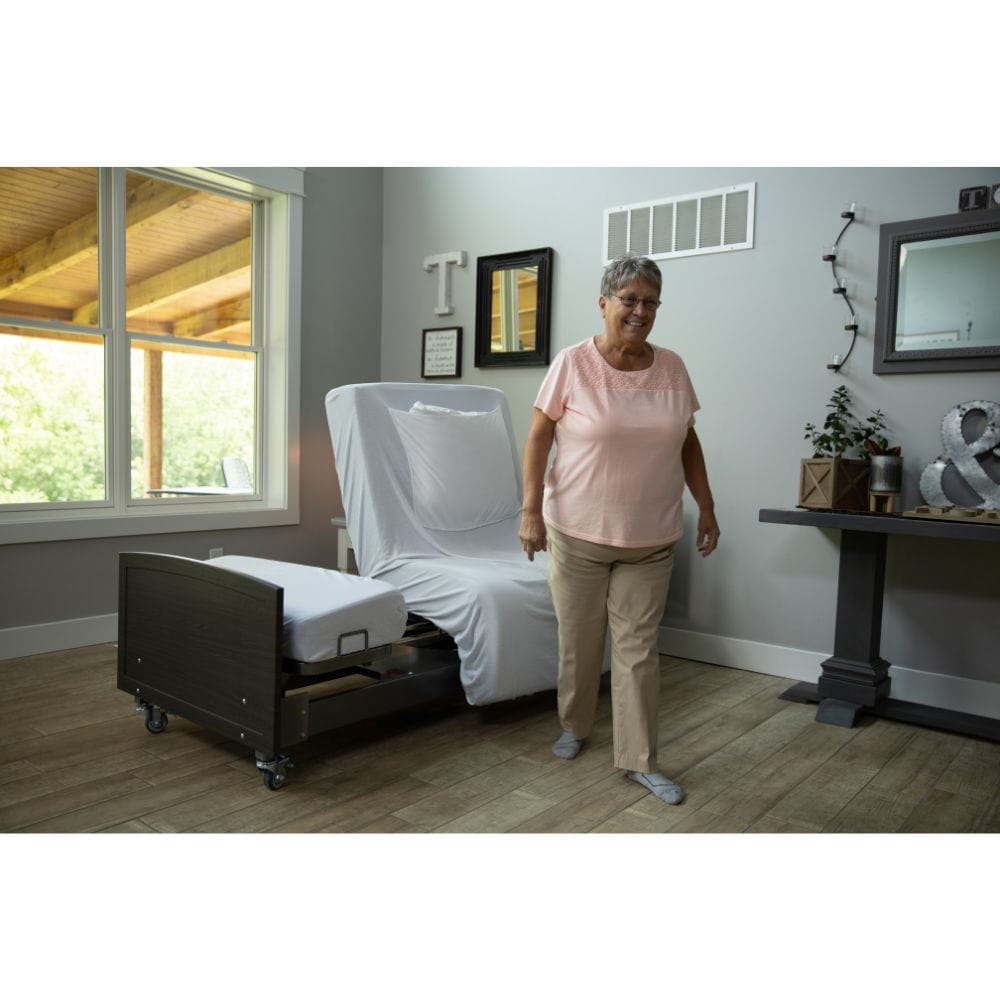 Med-Mizer ActiveCare Fixed Rotating Pivot Hospital Bed Lifestyle