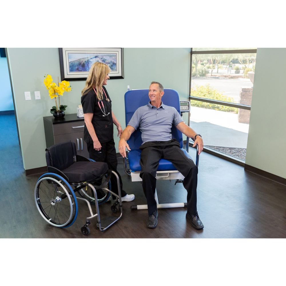 Med-Mizer Adjustable Exam Table With Scale