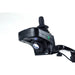 Black camera or sensor module on a white background