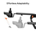 Two mechanical components with 'Effortless Adaptability' text on a white background
