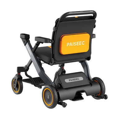 Portable scooter with PAISEEC branding on a white background