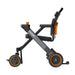 Foldable electric scooter with PAISEEC branding on a white background