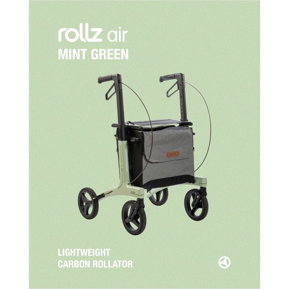 Rollz Air Lightweight Folding Carbon Rollator