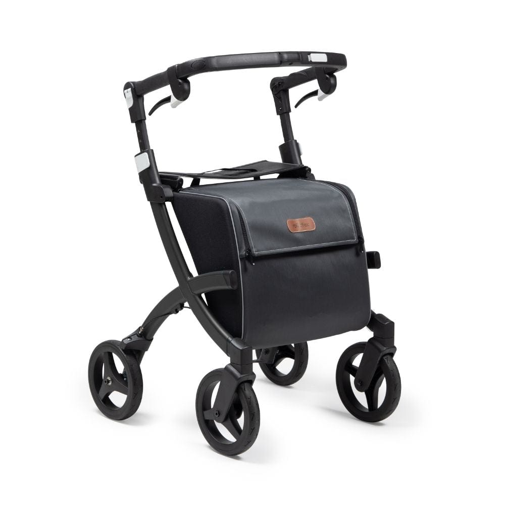 Rollz Flex Lightweight Rollator Walker Black