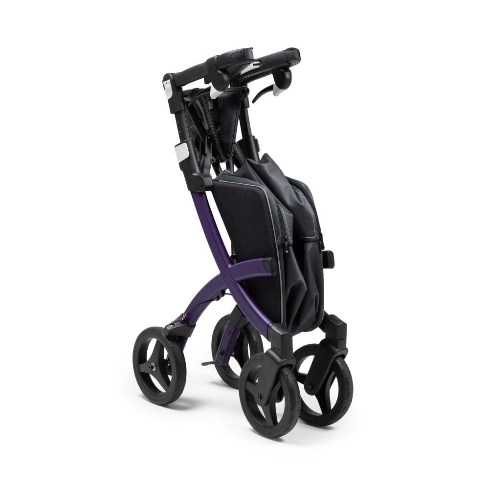 Rollz Flex Lightweight Rollator Walker Dark Purple