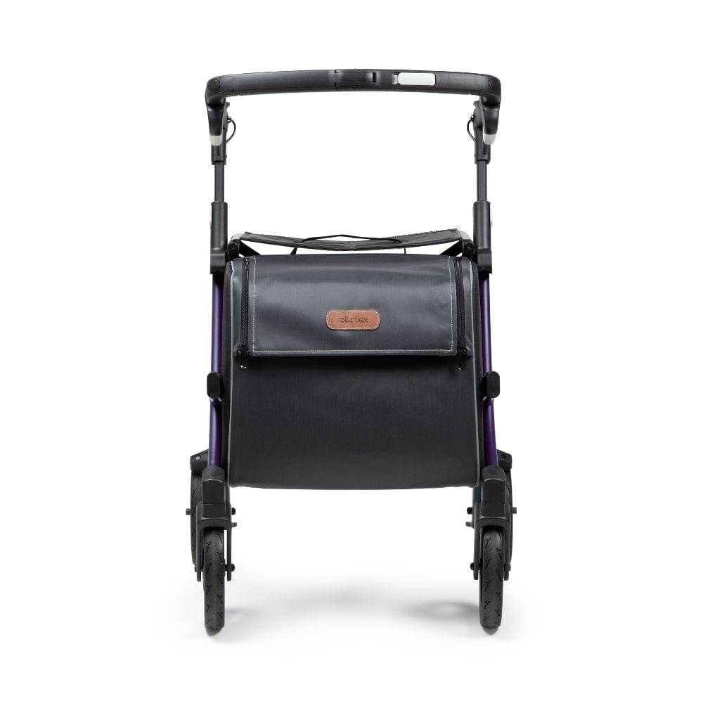 Rollz Flex Lightweight Rollator Walker Dark Purple