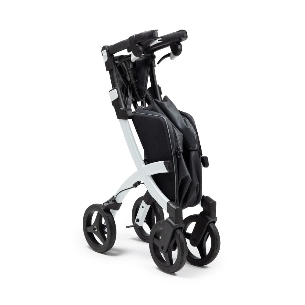 Rollz Flex Lightweight Rollator Walker White