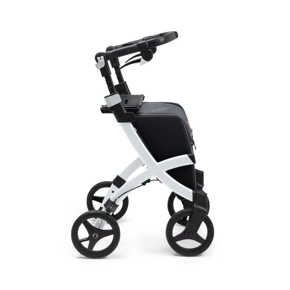 Rollz Flex Lightweight Rollator Walker White