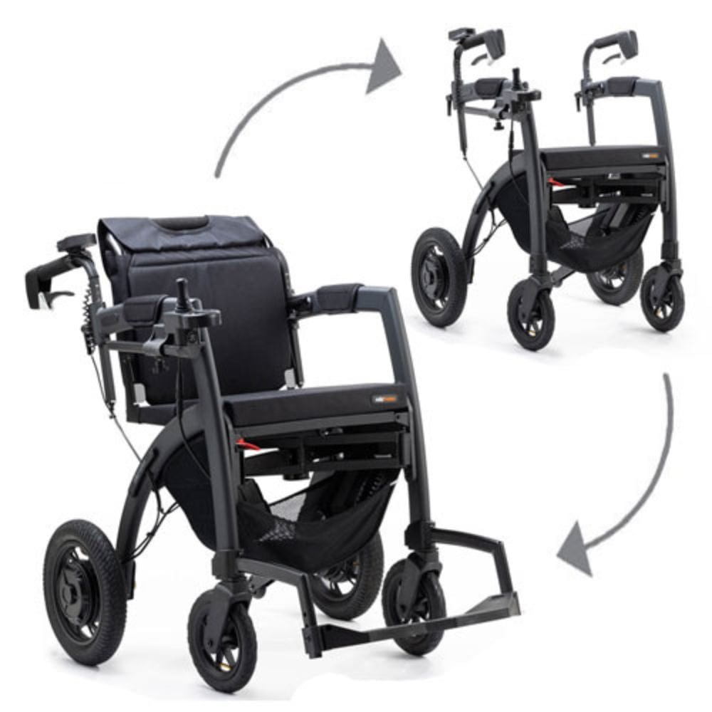 Rollz Motion Electric Wheelchair 2.0 Matt Black