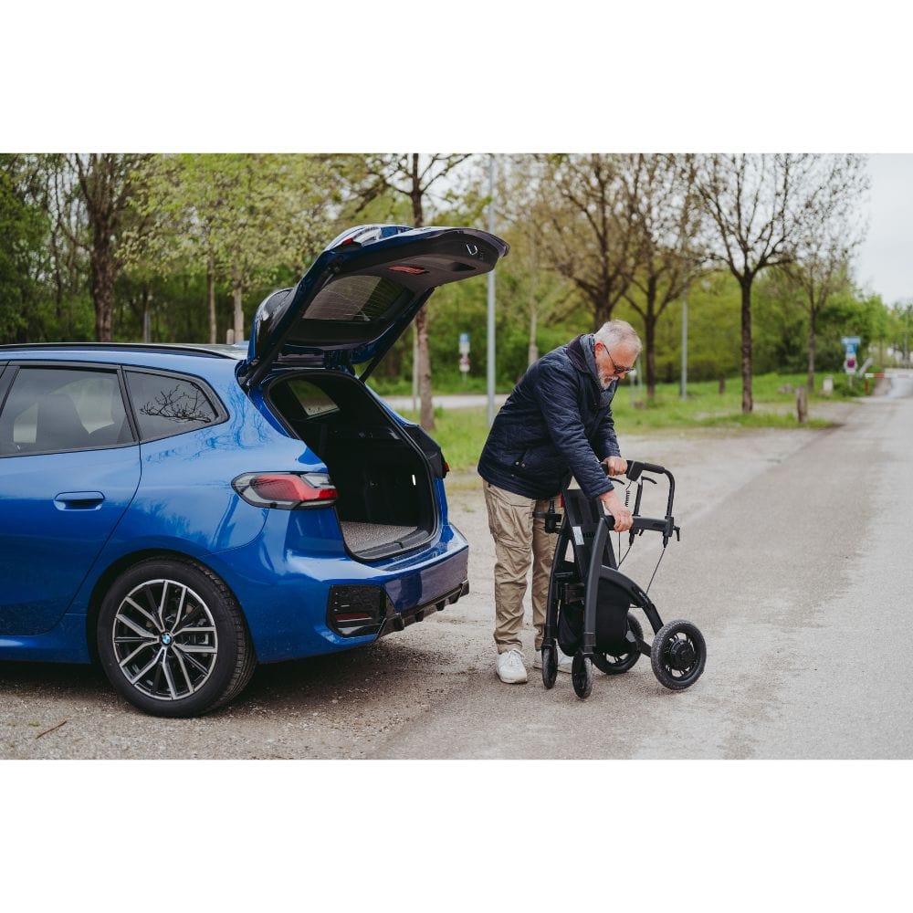 Rollz Motion Electric Wheelchair 2.0 Matt Black Lifestyle
