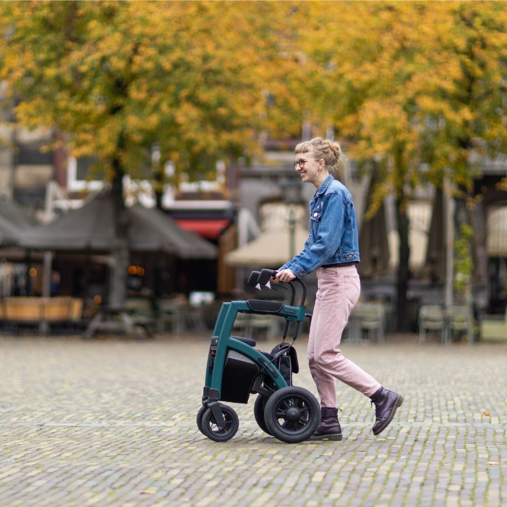 Rollz Motion Performance Walker-Wheelchair Combo Lifestyle