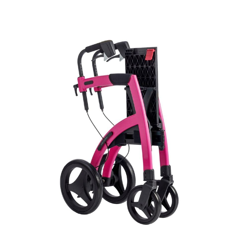 Rollz Motion Rollator Walker-Wheelchair Combo Candy Pink