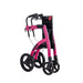 Rollz Motion Rollator Walker-Wheelchair Combo Candy Pink