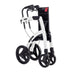Rollz Motion Rollator Walker-Wheelchair Combo Pebble White