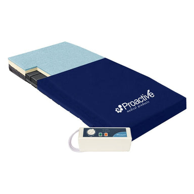 Self-Adjusting Air/Foam Mattress with Optional Alternating Pressure Pump