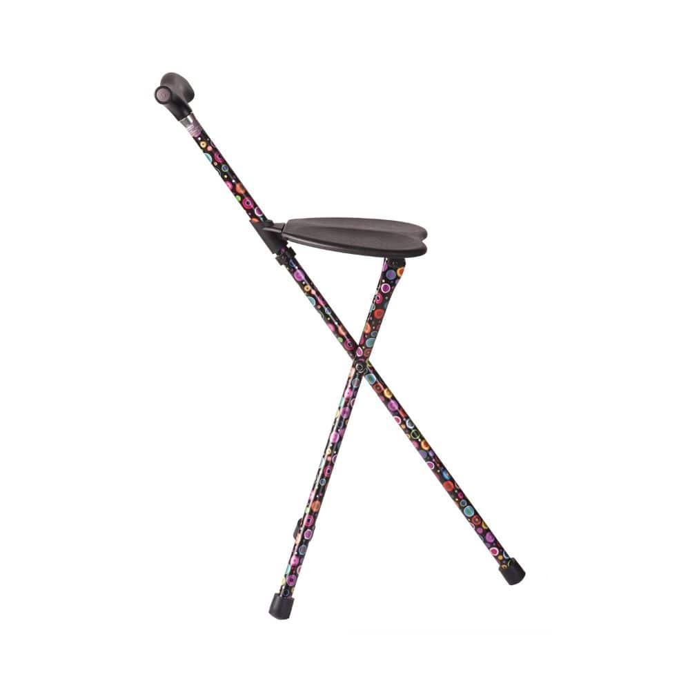 Cane with a seat on a white background